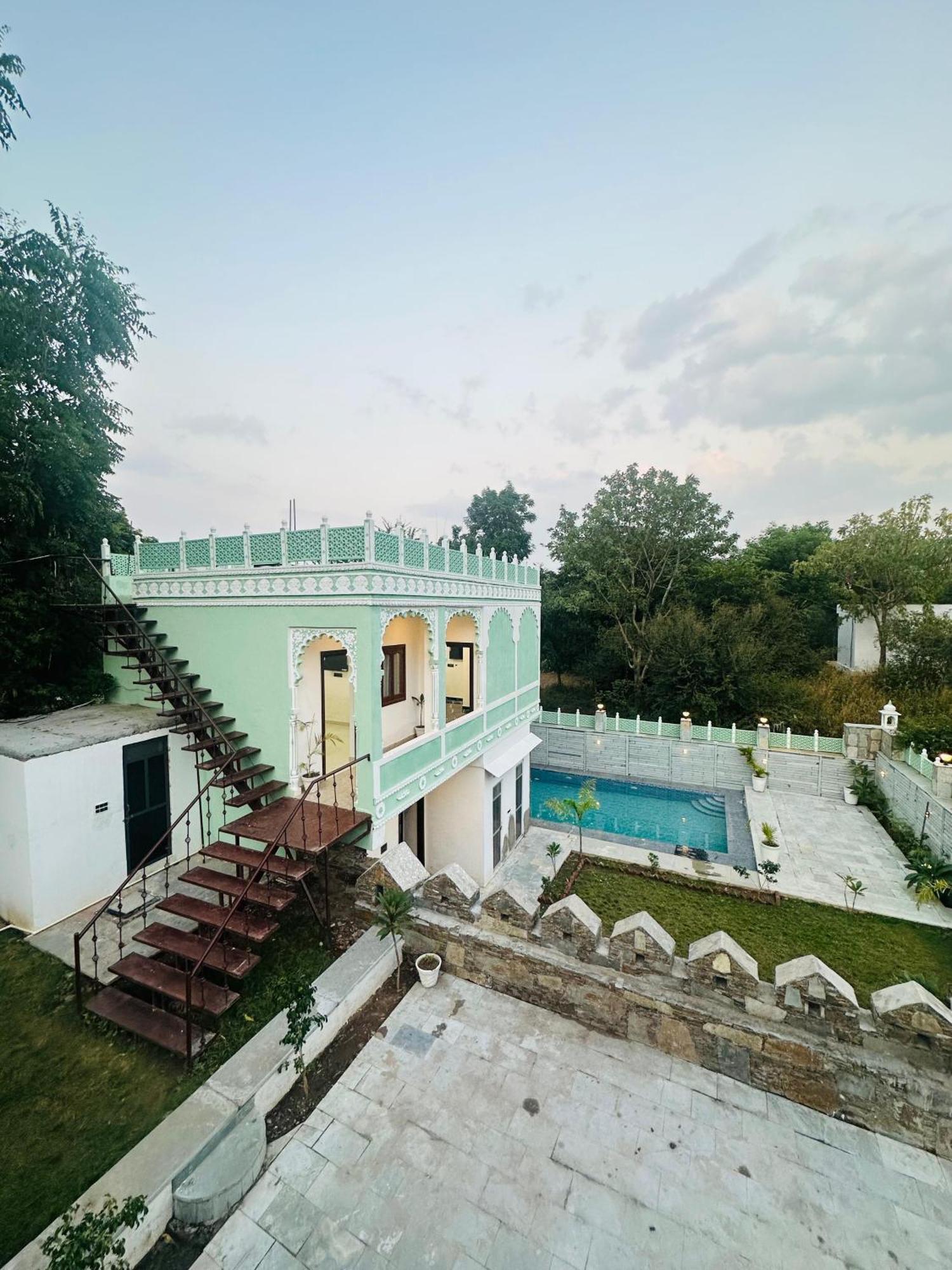 Вилла Rajasthan Haveli Удайпур Экстерьер фото